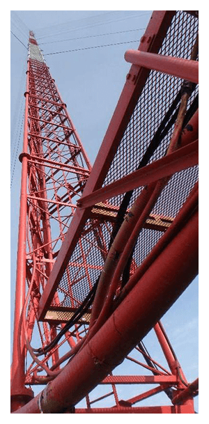 Image of the tower from the bottom