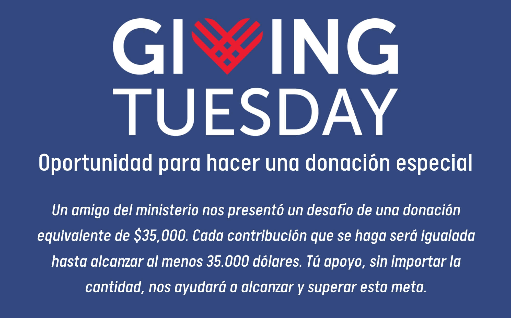 November 2023 Giving Tuesday Banner