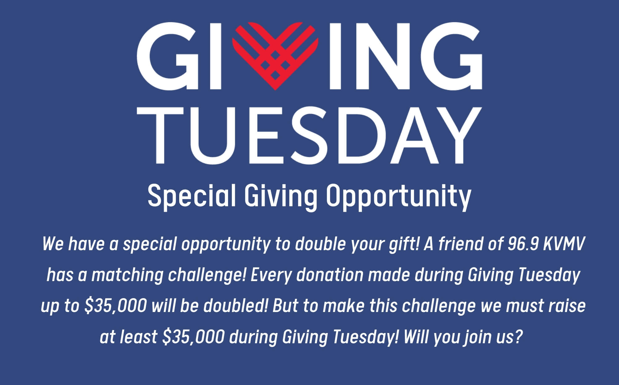 November 2023 Giving Tuesday Banner