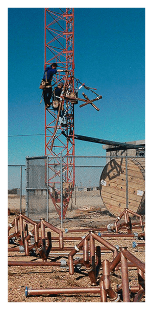 Image of tower at base.